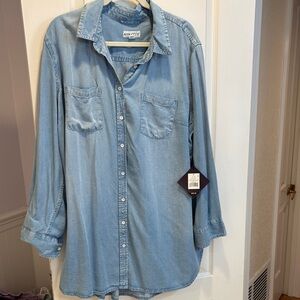 NWT Ava & Viv Classic Blue Denim Dress